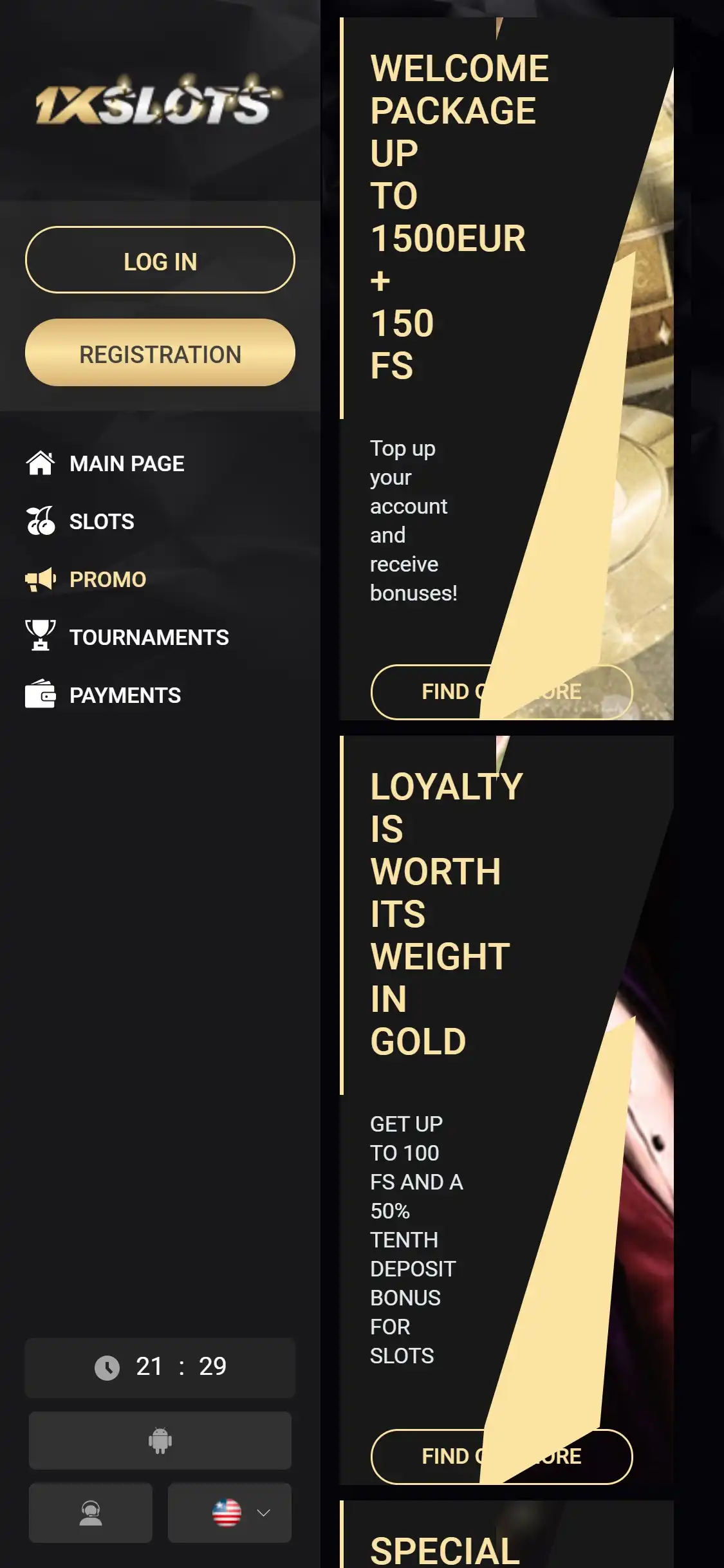 1xSlots Casino Mobile No Deposit Bonus Review