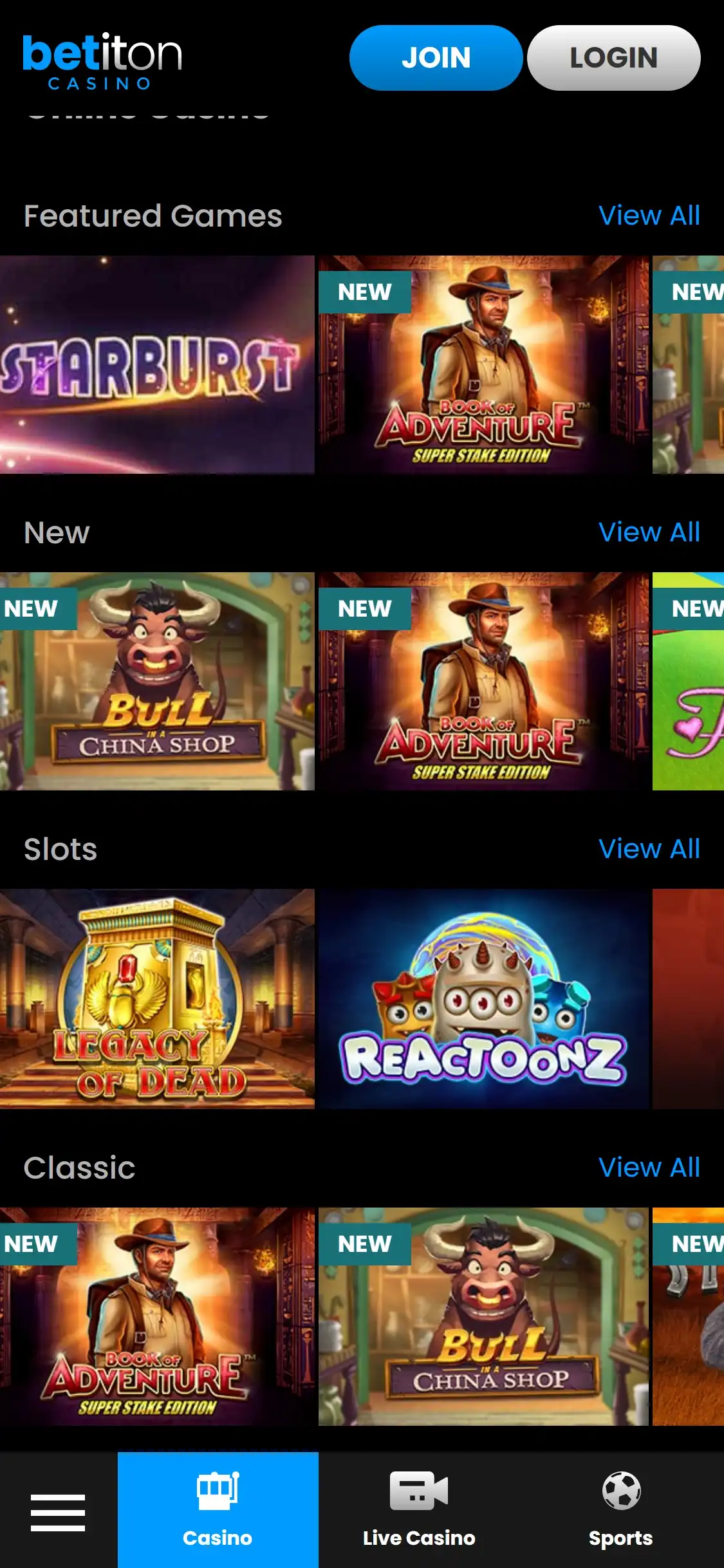 Betiton Mobile Games Review