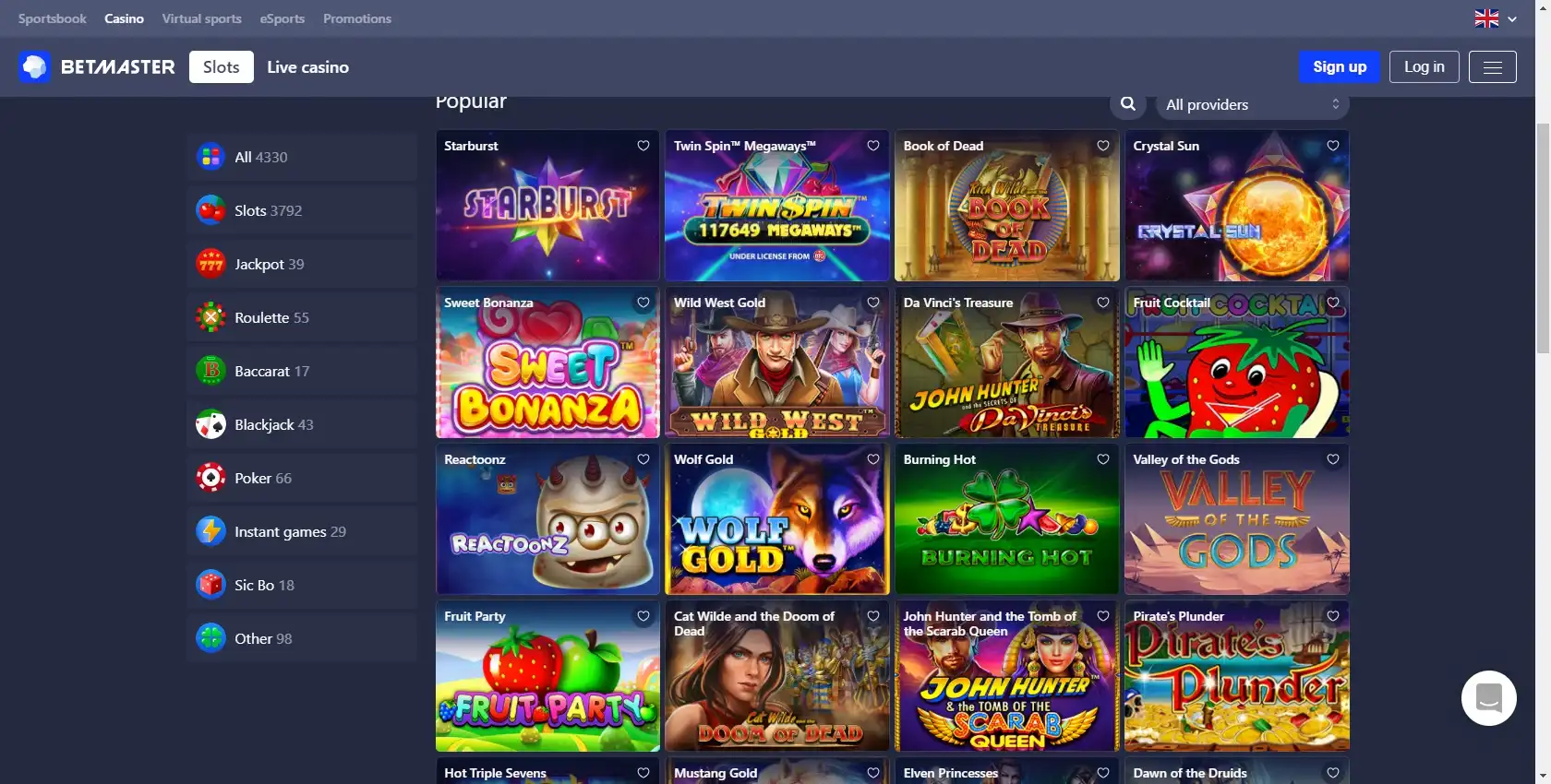 Betmaster Games