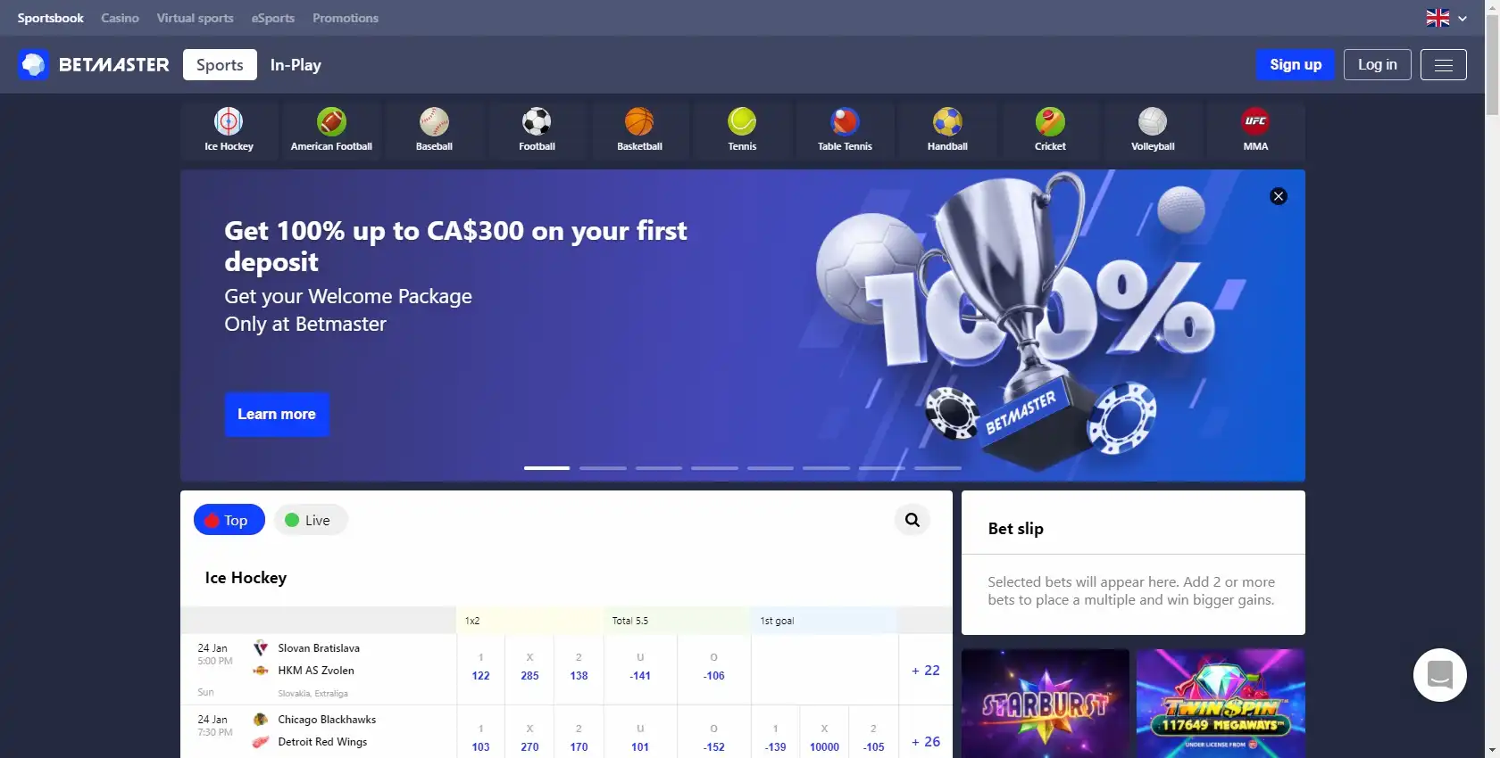 Betmaster Review