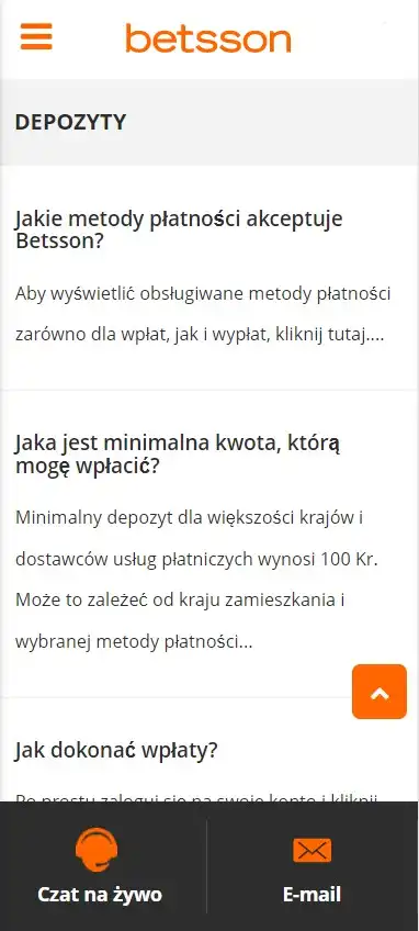Betsson Mobile Review
