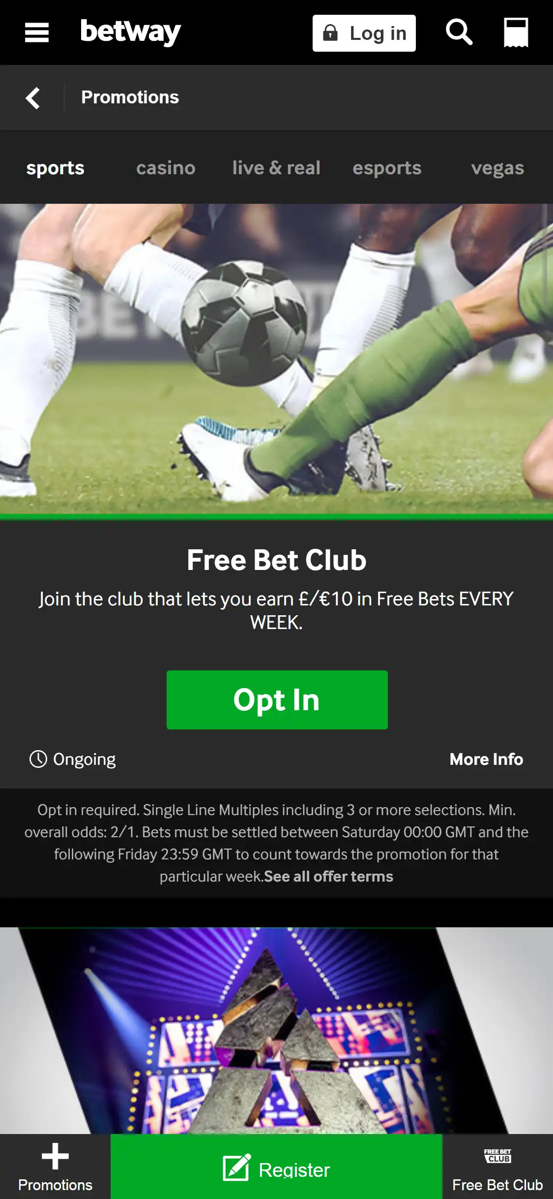 Betway Casino Mobile No Deposit Bonus Review