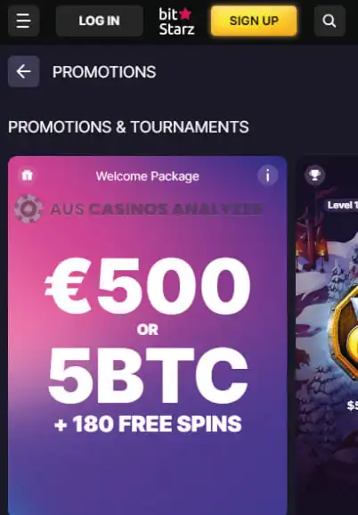 Bitstarz Casino Mobile Games Review