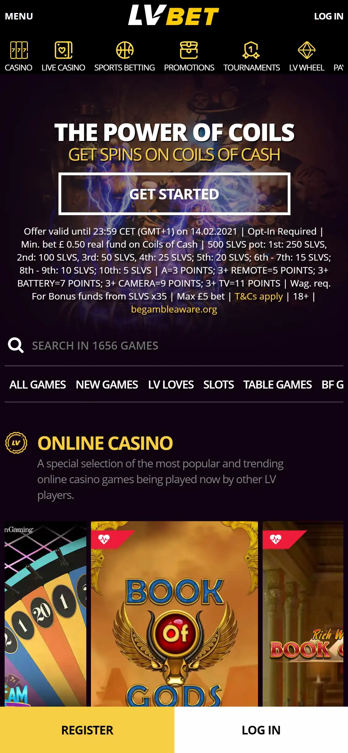 LV BET Mobile Review