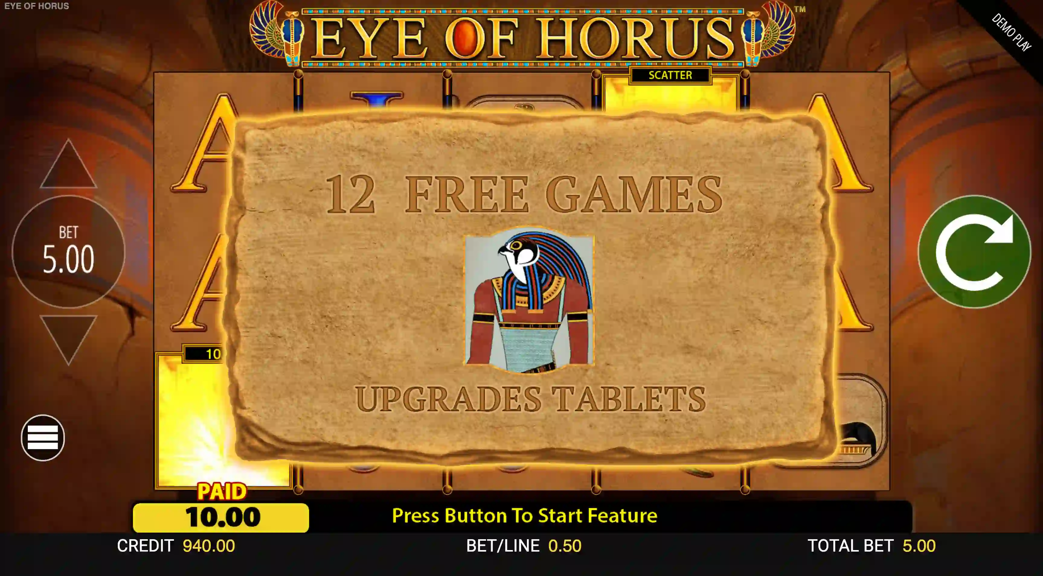 The Eye of Horus Online Slot Demo Game by Reel Time Gaming
