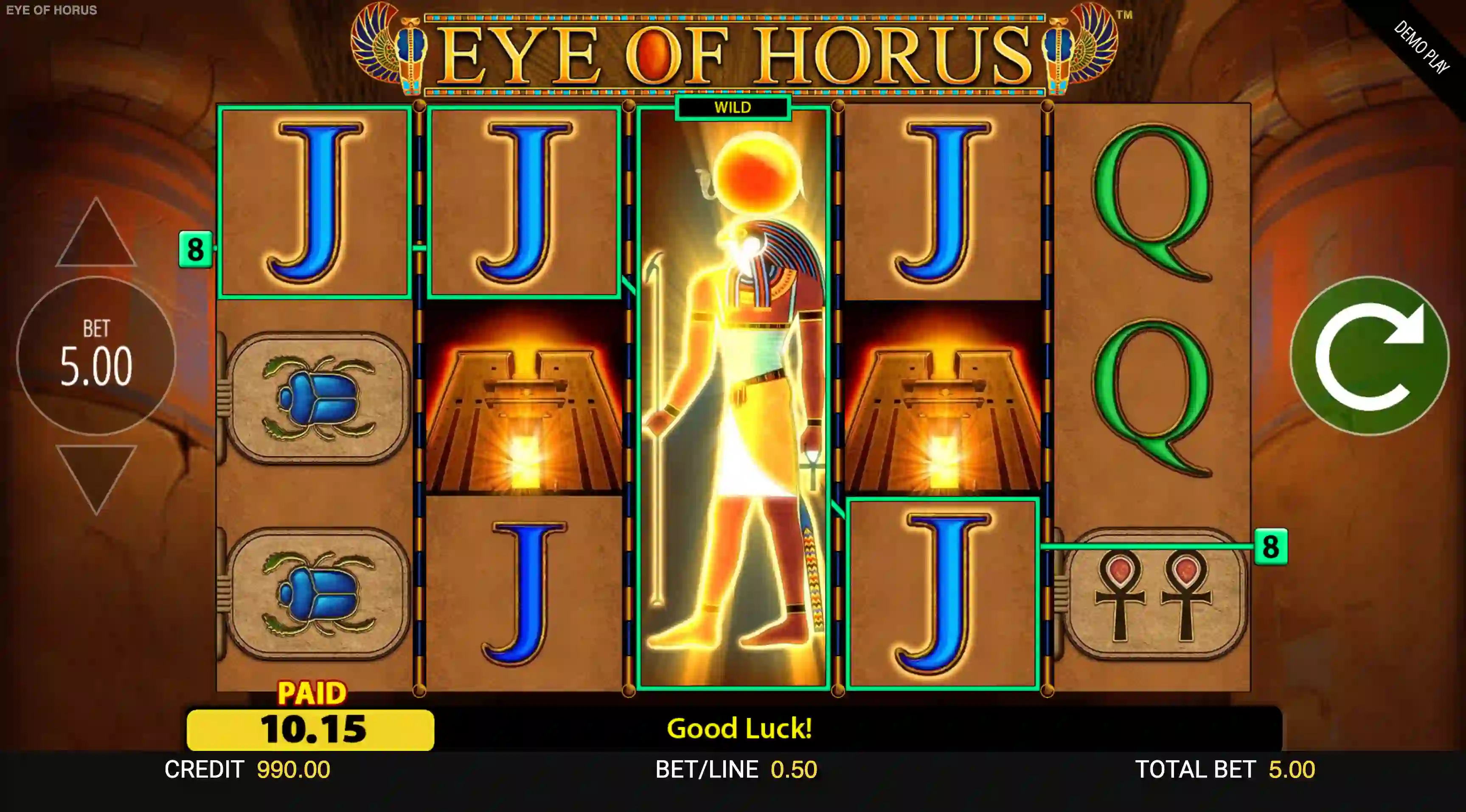 The Eye of Horus Online Slot Demo Game by Reel Time Gaming